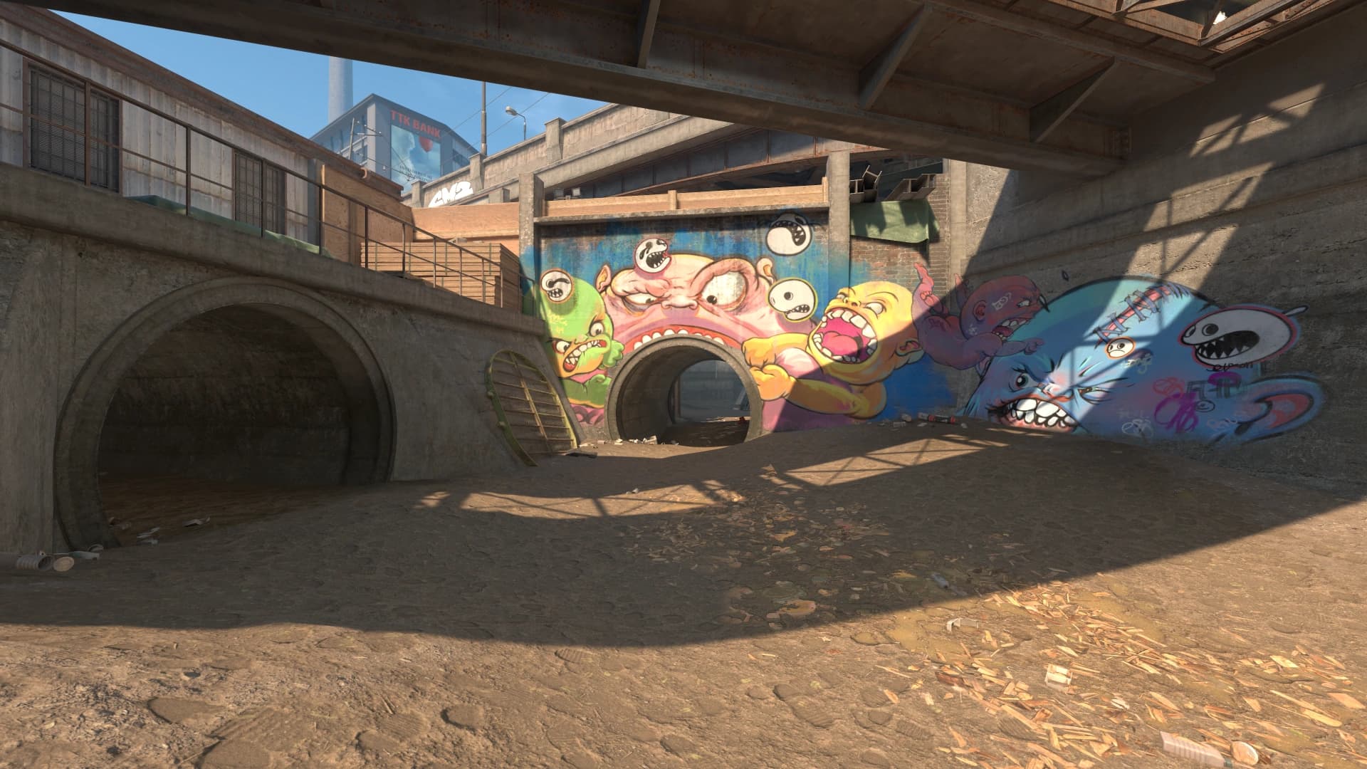 de_overpass map - CS2 CUSTOM MATCHES [RU] — CYBERSHOKE.NET CS2 server with IP 46.174.55.115:28047